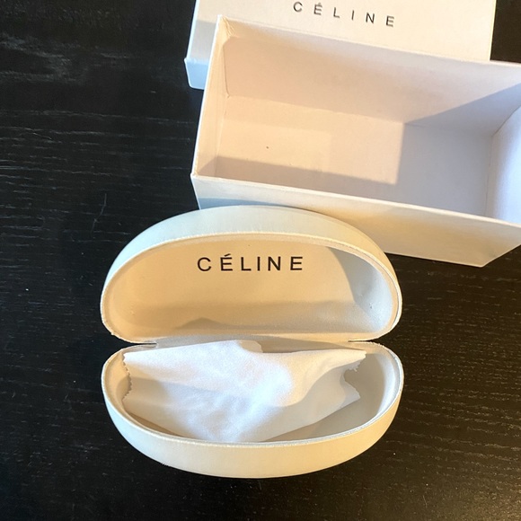 Celine Accessories Celine Sunglasses Case And Box White Poshmark